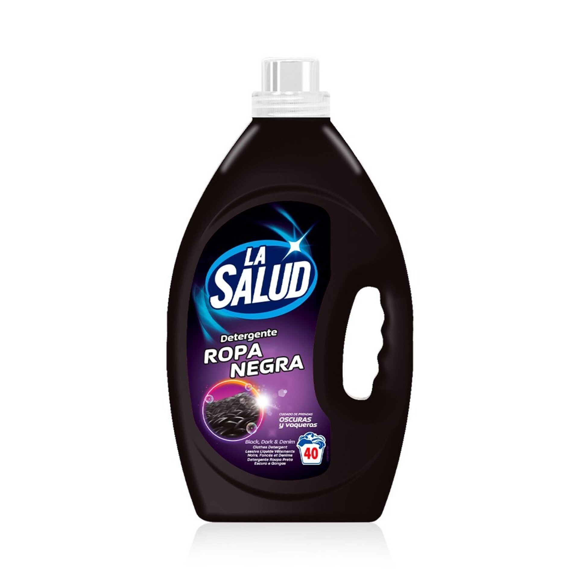 Detergente Líquido La Salud 4Lx4-60lv Marsella, Original, Negra y Color - 3