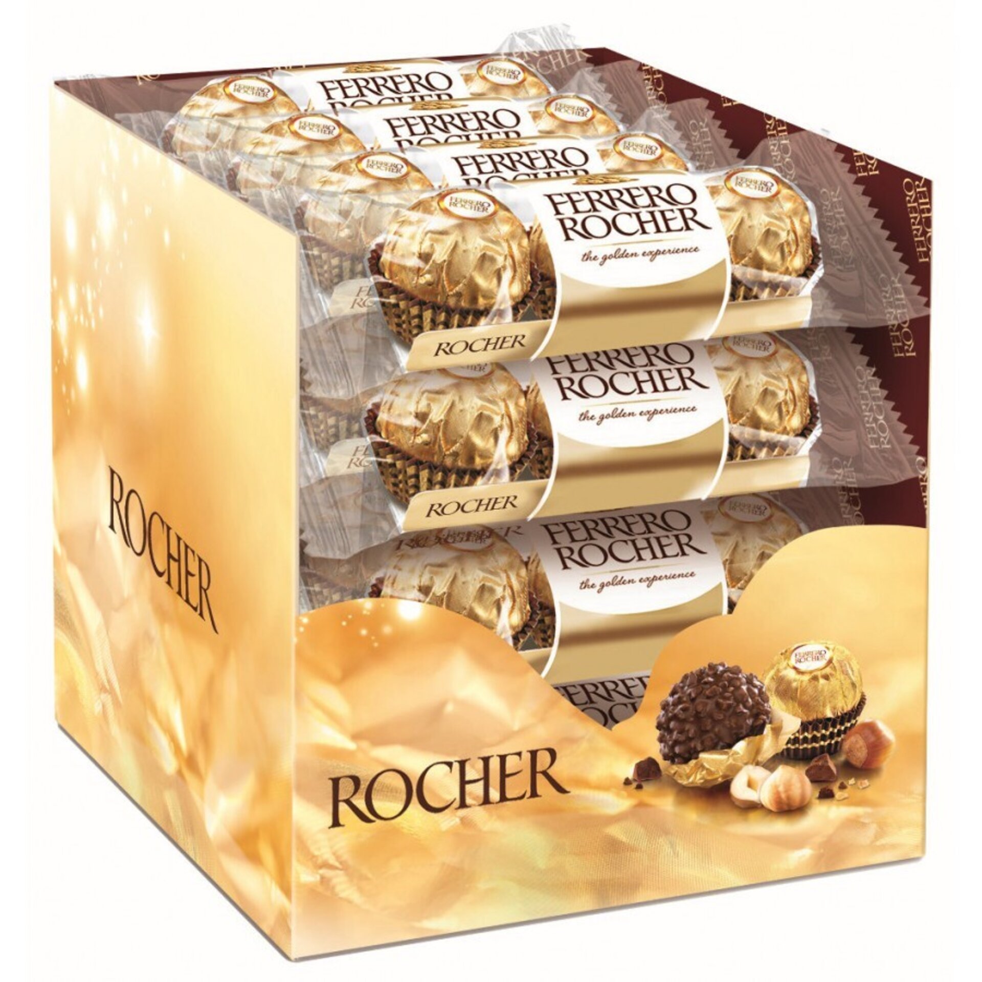 Ferrero Rocher T3 (16 estuches de 3 bombones) - 1