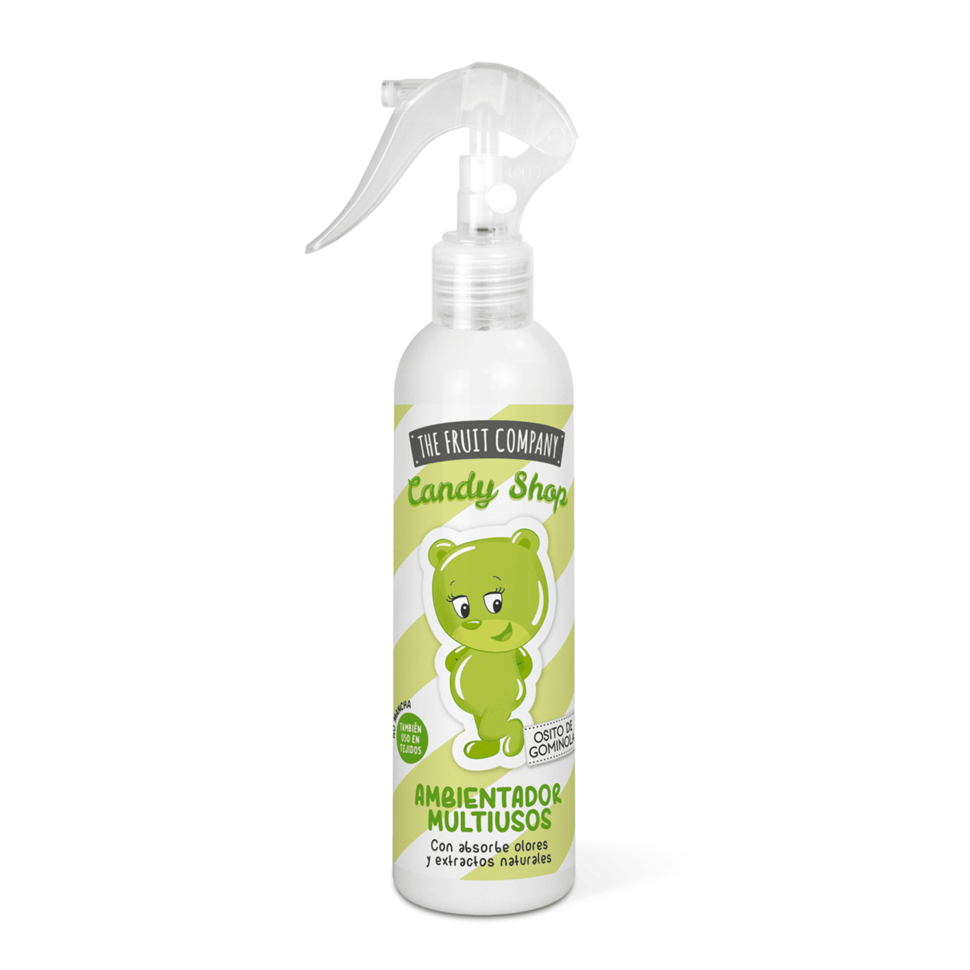 Spray Ambientador The Fruit Company Candy – Pack 4 Chicle, Algodón, Osito, Nube - 2