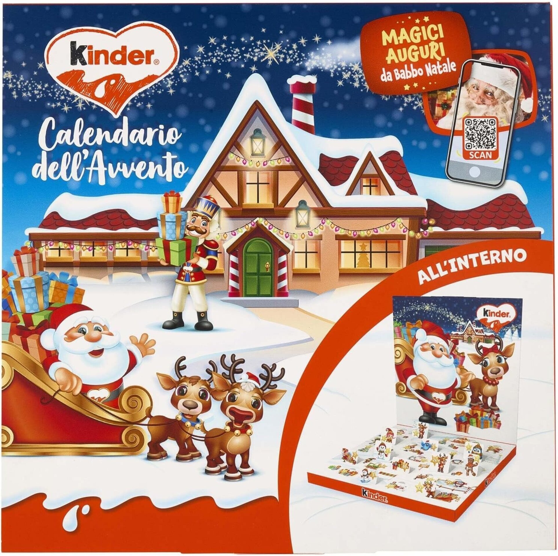 Kinder Mix, calendario de adviento pop up, 123g - 1