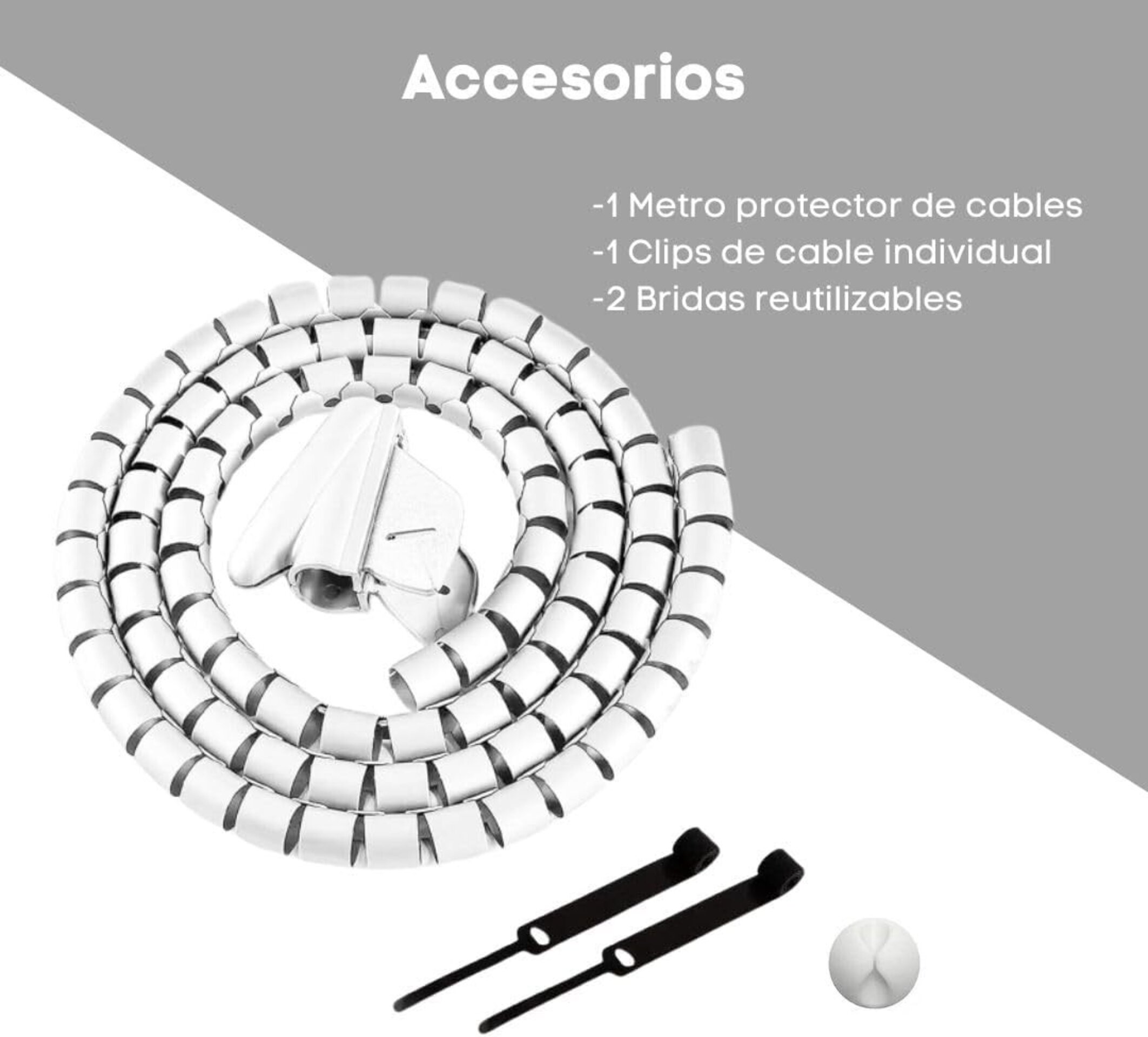 Caja Organizadora de Cables con Tapa de Bambú - Oculta Cables y Regletas - Ideal - 6