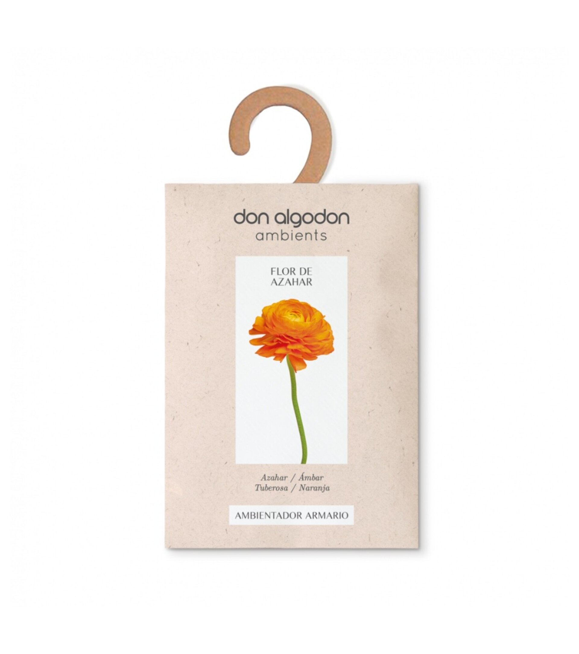 Pack 6 Ambientadores Don Algodón para Armario Cerezo en Flor, Azahar, Dama noche - 2