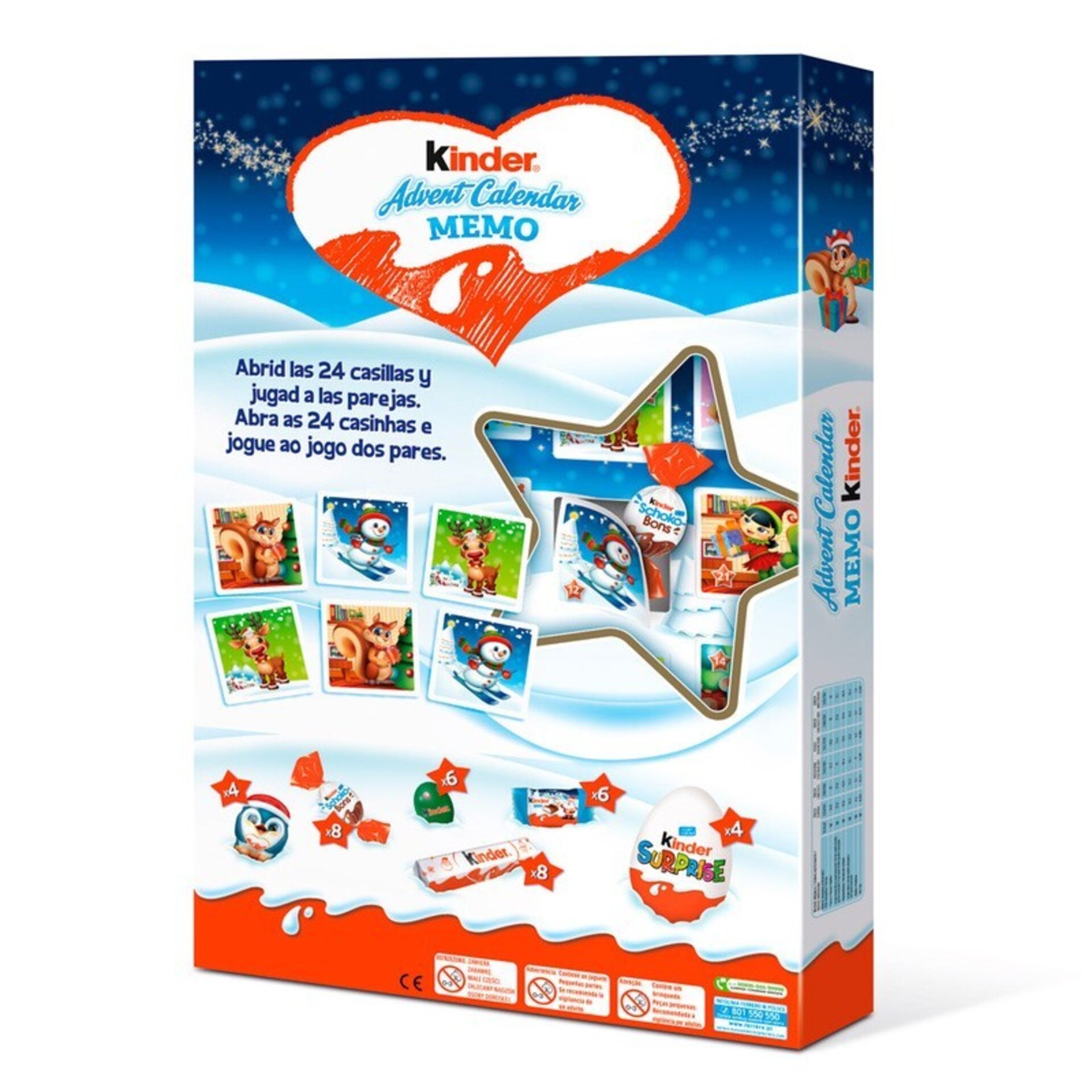Kinder Calendario Adviento Memory 316g KINDER MIX - 2