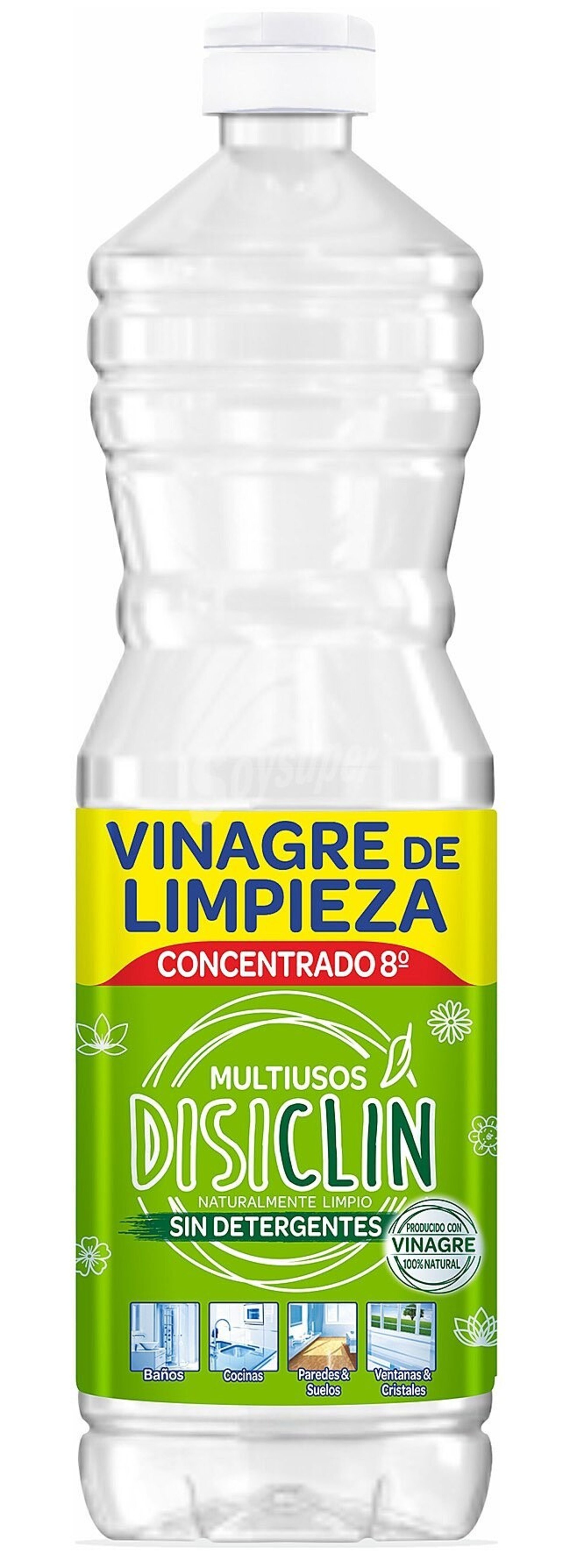 Vinagre de Limpieza Disiclin 1L x 4und – Limón, Lavanda, Manzana y Concentrado - 4