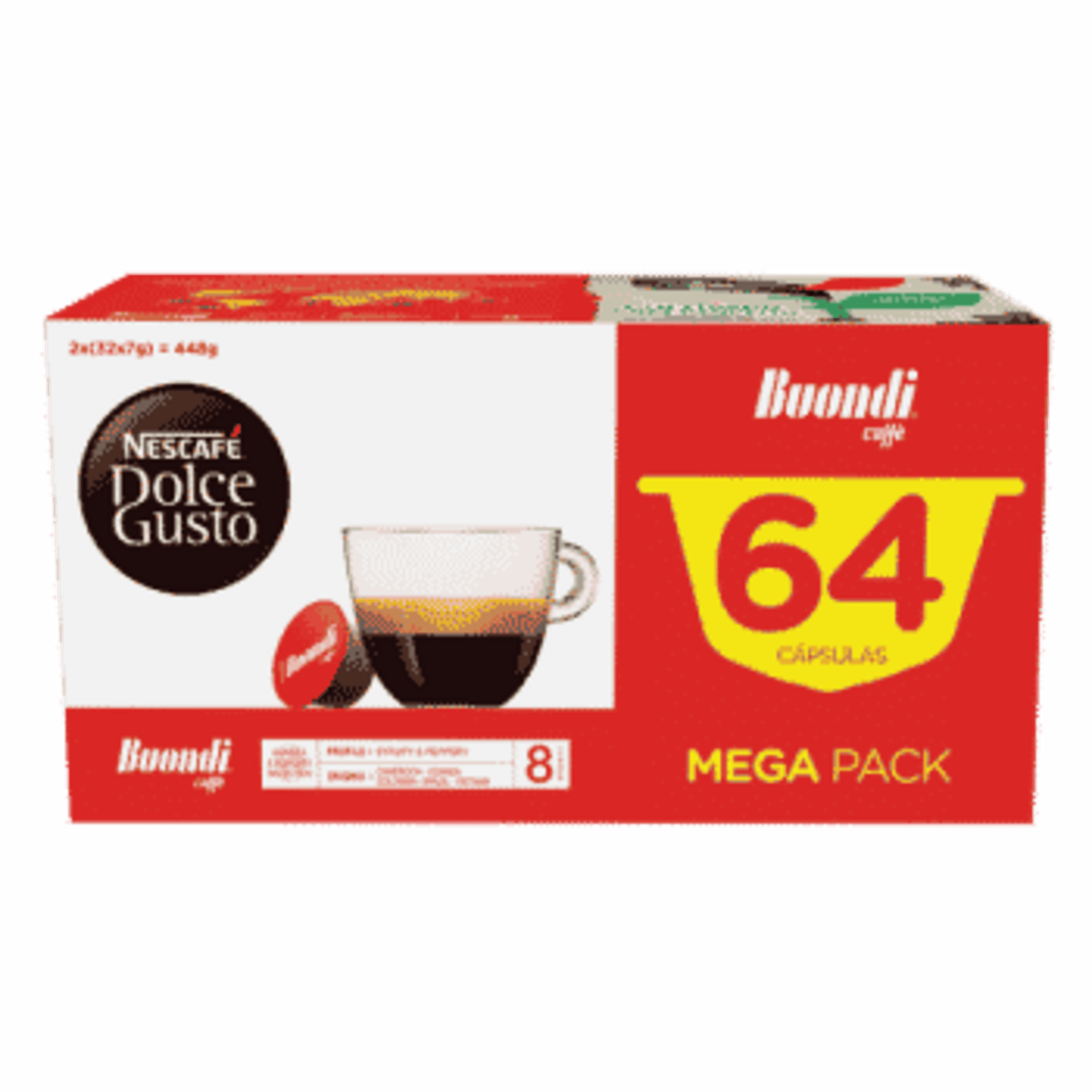 Capsulas Nescafé® Dolce Gusto® Buondi Mega Pack 64 unid. - 1