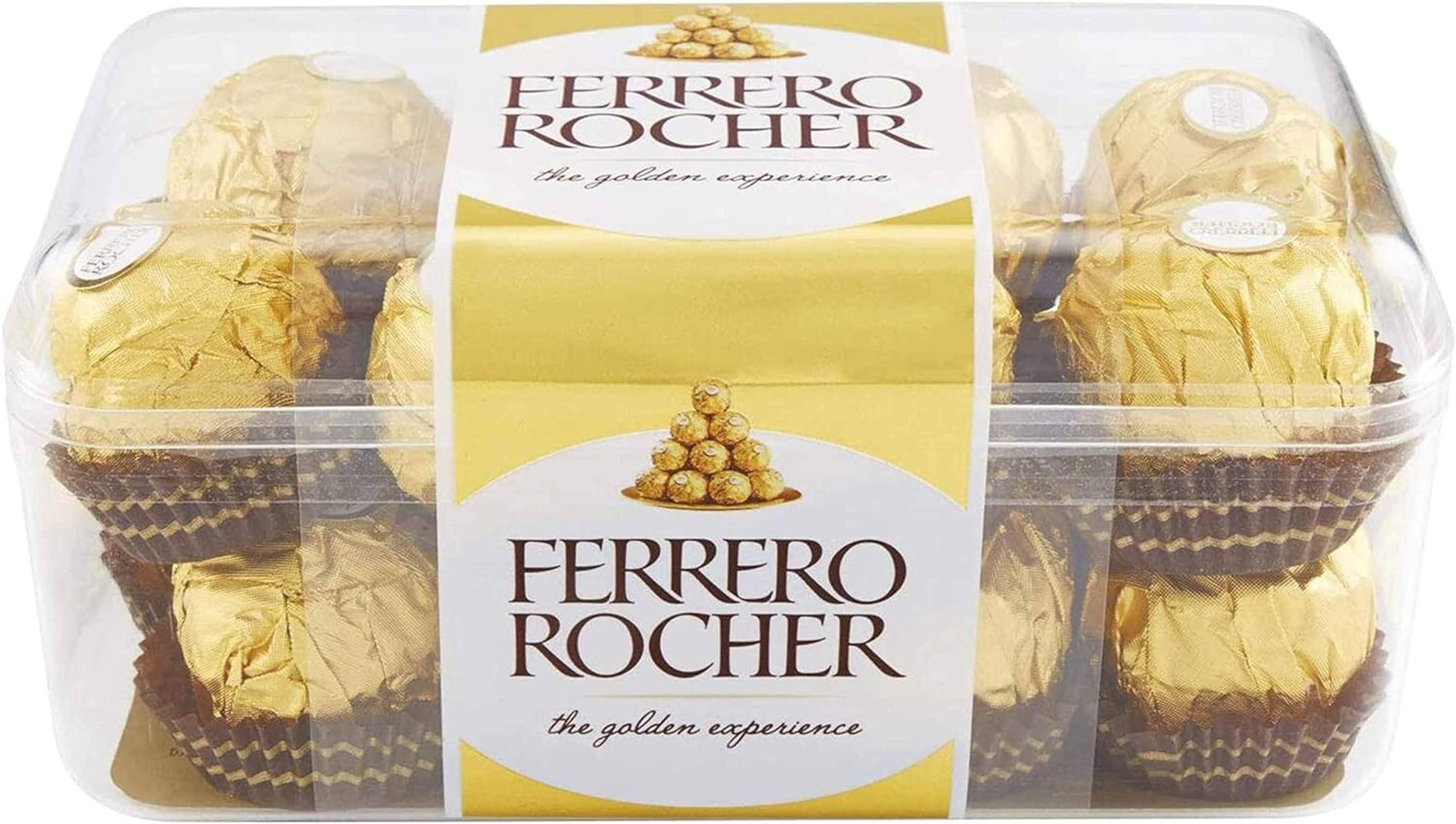 Ferrero Rocher Gold Edition 16 pezzi - Chocolate con leche con relleno de avella - 1