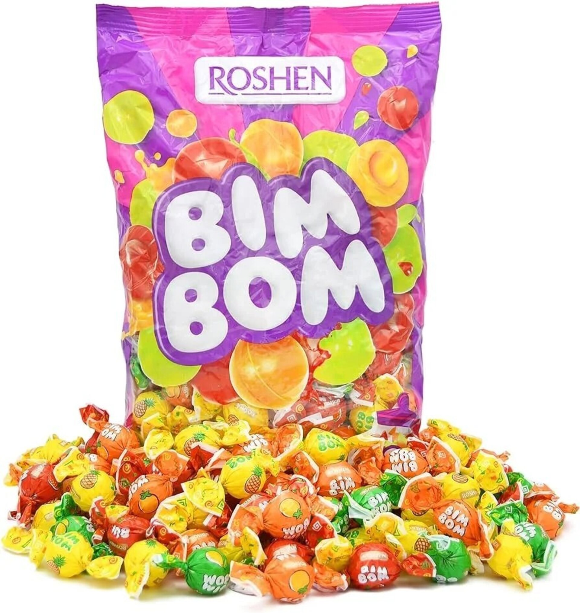 Bim Bom Caramelos Surtidos – Pack de 125 Dulces con Sabores Frutales | Ideal par - 1