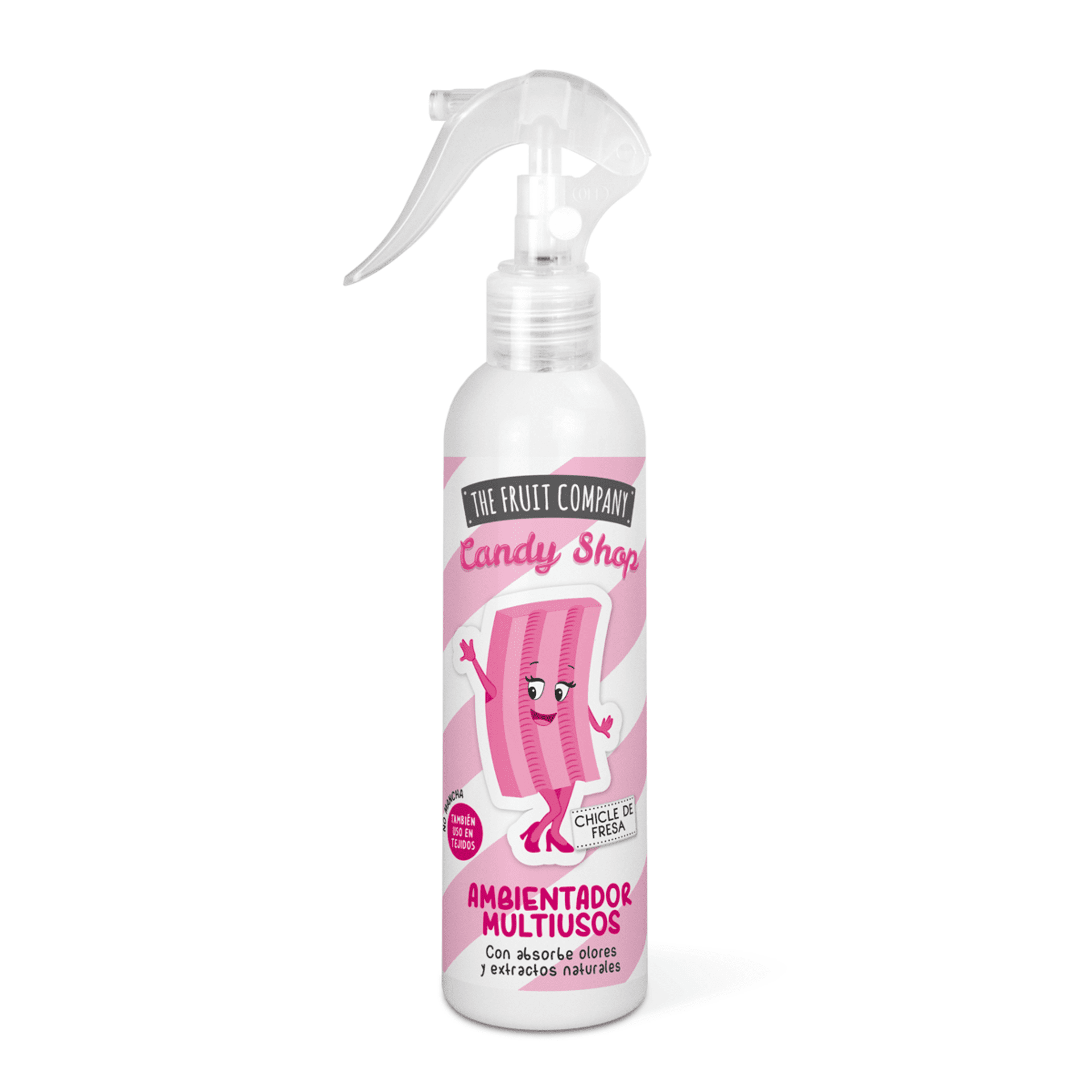 Spray Ambientador The Fruit Company Candy – Pack 4 Chicle, Algodón, Osito, Nube - 4