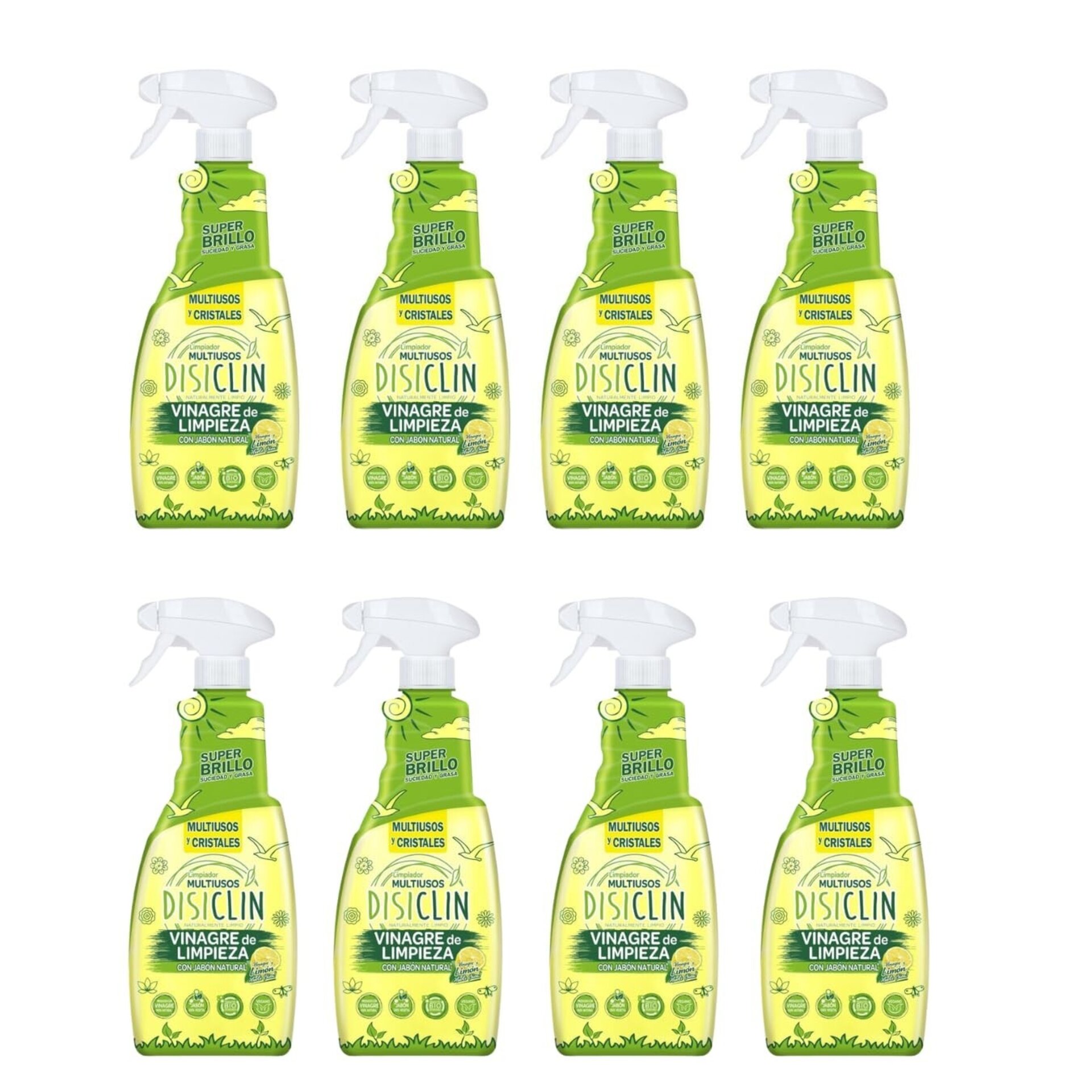 Disclin Vinagre concentrado/Limón en Spray Pack de 6 | Limpieza Multiusos - 2